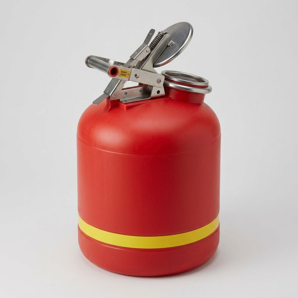 HDPE Liquid Disposal Safety Can with Flame Arrester – 2 or 5 Gallon (view 2)