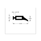 Dimensioned T-section diagram with 19mm, 10mm, 4.50mm and 2mm measurements