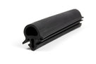 Black windscreen surround profile, angled studio shot, white background