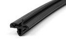 Black windscreen surround profile, angled studio shot, white background