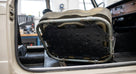Seat diaphragm frame with fitting hooks positioned in a car's seat shell