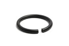 Black nitrile O-ring shown alone on a plain studio background