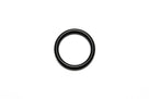 Small black nitrile O-ring photographed alone on a white background