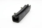 Black rubber overrider insert with two mounting bolts, studio shot