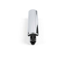 Chrome PVC insert strip with black rubber locking bead, studio white background