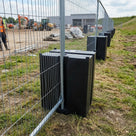 Freestanding Water-Filled Ballast Block for Fence Panels