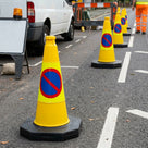 No Waiting Traffic Cone with Weighted Base - 750mm High Visibility