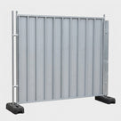 Corrugated Steel Hoarding Panel for Temporary Site Fencing (view 2)
