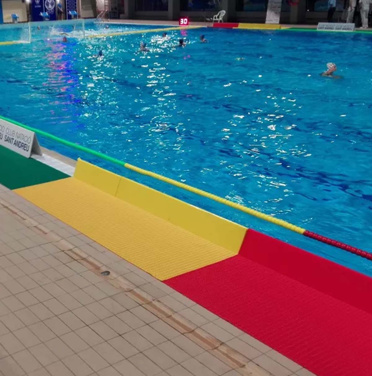 Water Polo Marking Non-Slip Matting for Pools