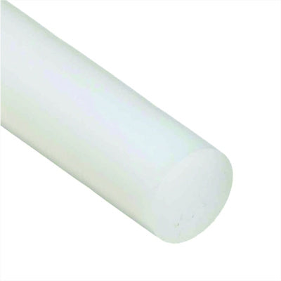 Lavender HDPE Natural Plastic Rod - 12mm Dia.