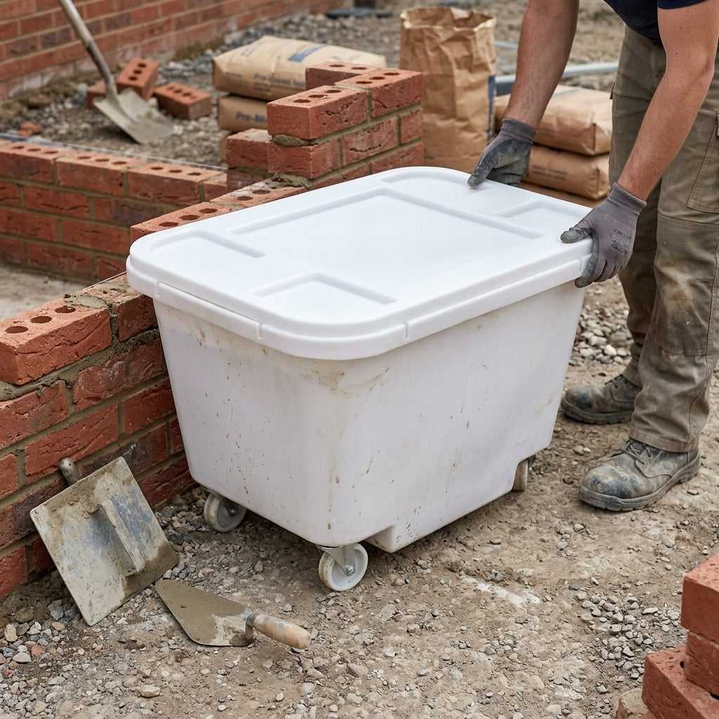 Heavy Duty Mortar Tub Lid – Recycled Polyethylene – 250 Litre