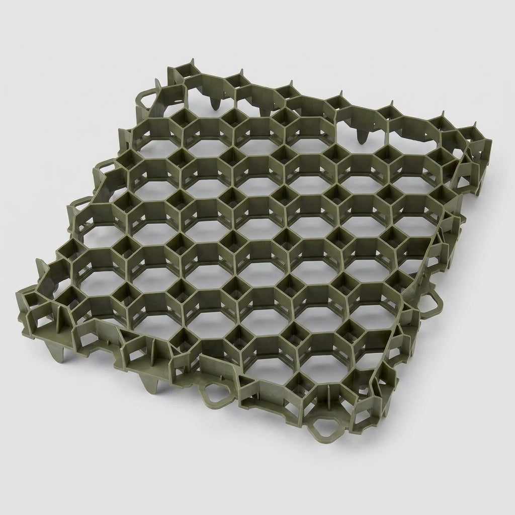 Ground Reinforcement Grid - Recycled HDPE Open Structure (view 2)