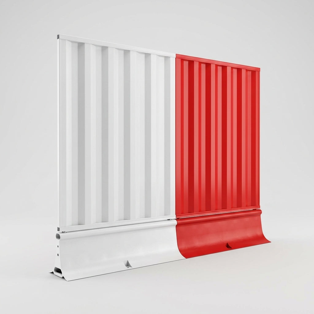High Screen Hoarding Panel for Traffic Barrier Systems (view 2)