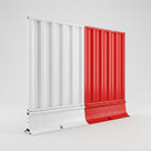High Screen Hoarding Panel for Traffic Barrier Systems (view 2)