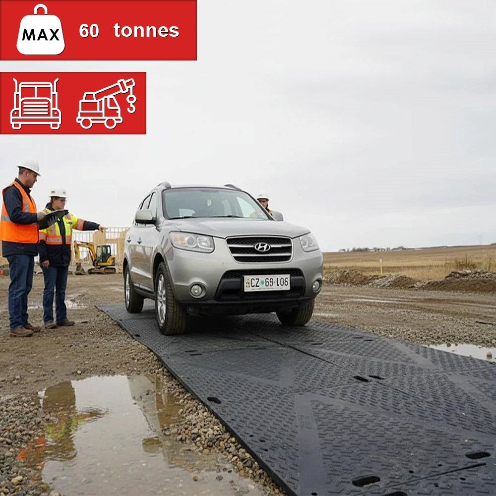Heavy Duty Access Mat – HDPE, Double-Sided, Non-Slip Grip