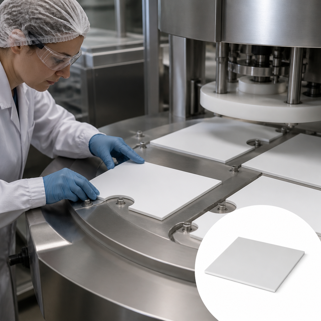 PTFE Natural Sheet for High-Temperature Applications 0.25mm to 30mm thick - UK Engineering Plastics