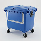 Large Capacity Four Wheeled HDPE Bin – 660L Commercial Waste Container (view 2)