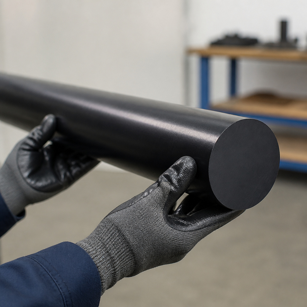 20mm Sample Acetal Black Rod