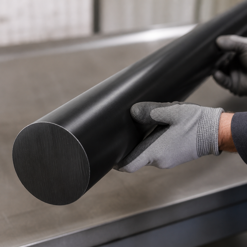 20mm Sample HDPE Black Rod