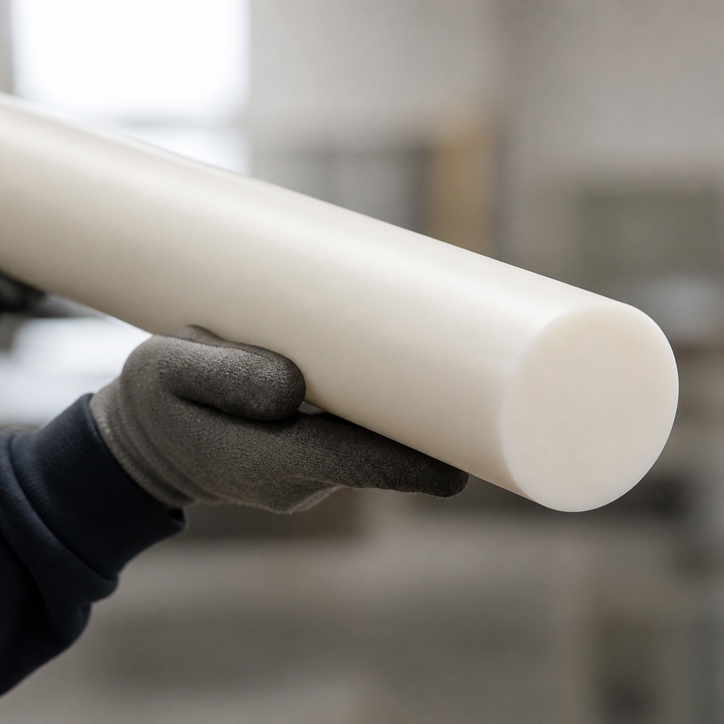20mm Sample HDPE Natural Rod