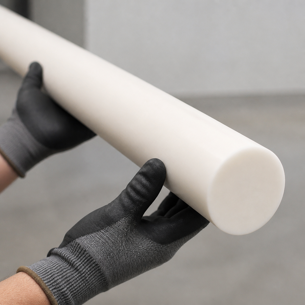 20mm Sample Nylon 66 Natural Rod