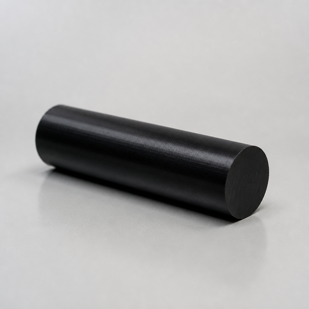 20mm Sample UHMWPE Black Rod