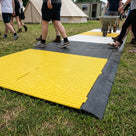 Heavy Duty Interlocking Safe Walk Matting - Non-Slip Surface
