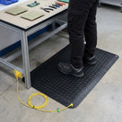 Anti-Static ESD Anti-Fatigue Mat with Diamond Plate Surface