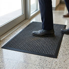Entrance Mat with Waffle Surface and Rubber Backing