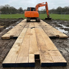 Hardwood Timber Bog Mat for Heavy Plant