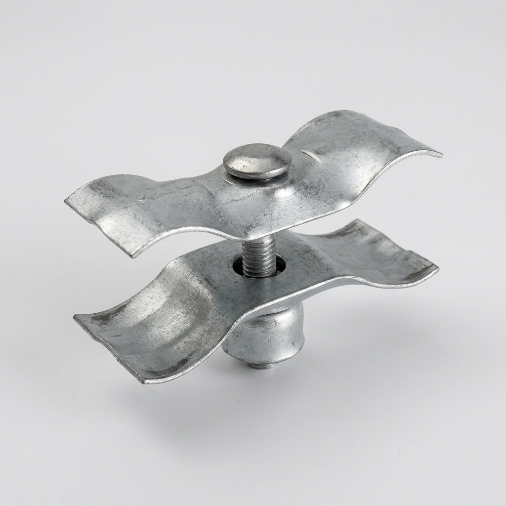 Anti-Tamper Steel Fence Coupler for Secure Panel Connection (view 2)