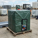 Weatherproof IBC Cover for 1000L Tanks - Woven Polyethylene