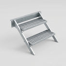 Modular Access Steps for Welfare Cabins (view 2)
