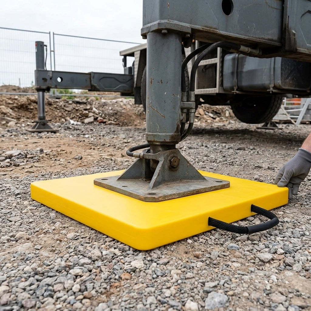 High-Visibility Polyethylene Outrigger Pad