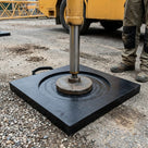Recessed Outrigger Support Pad – High Strength Polyethylene