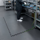 Interlocking ESD Anti-Static Flooring Tile – Conductive PVC Surface