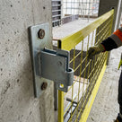 Wall Mounting Bracket for Temporary Edge Barrier Systems