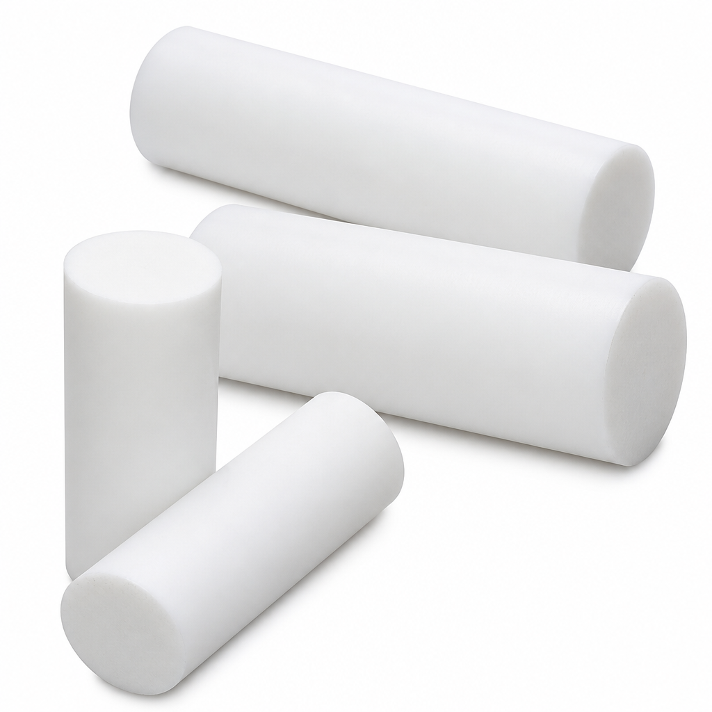 PTFE White Rod 130mm to 200mm dia for Insulators & bearings - PTFE Moulded Rod in use