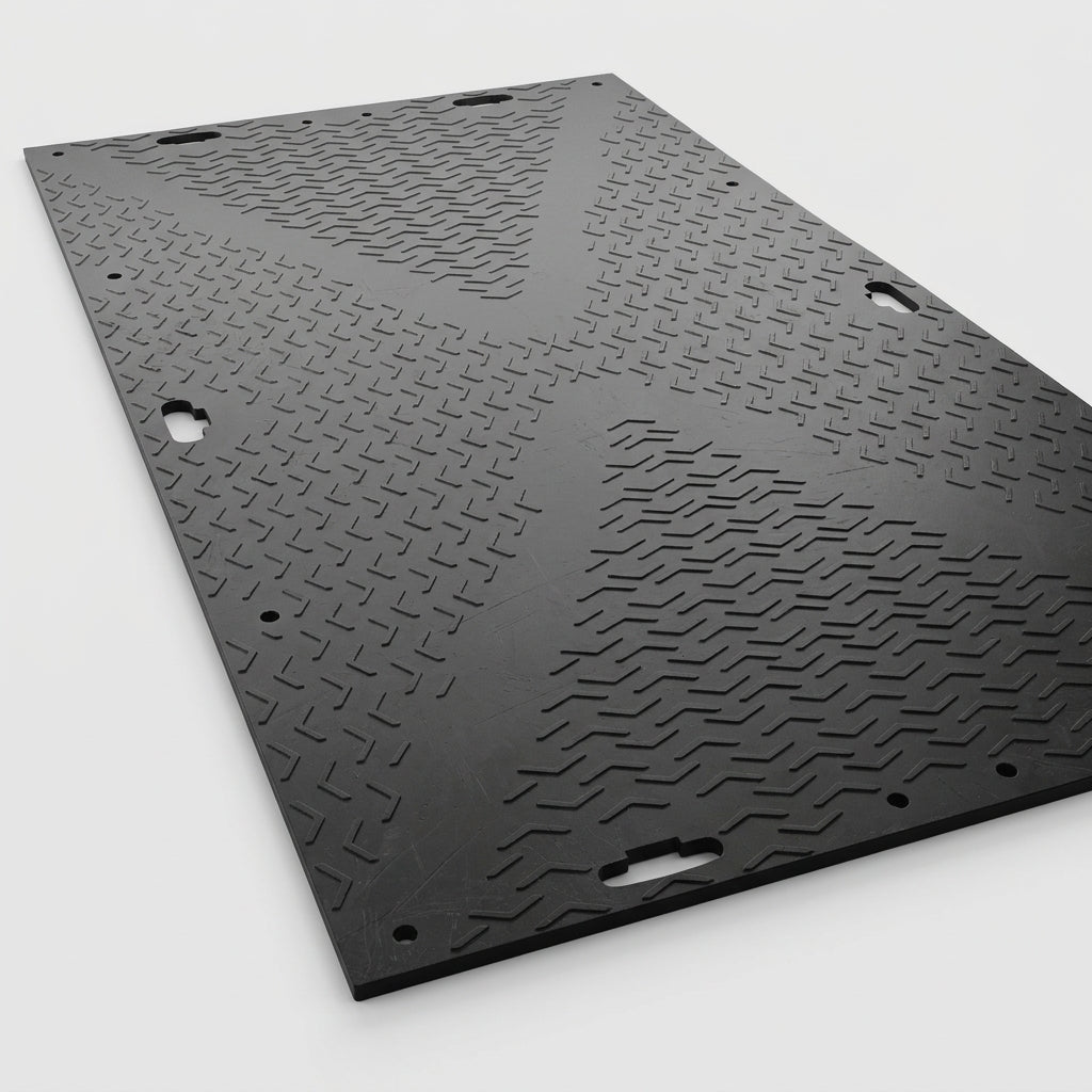 Double Sided Temporary Ground Protection Mat – Recycled Polyethylene (view 2)