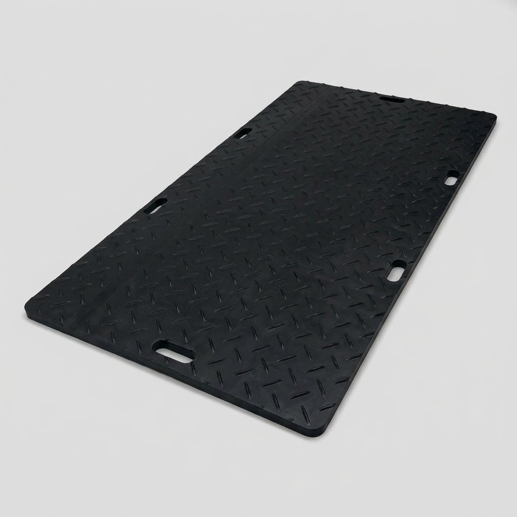 Heavy Duty Recycled HDPE Access Mat with Traction Surface - Used (view 2)
