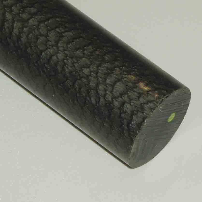 Gray 3000mm Nylatron GS Rod - Black-Grey