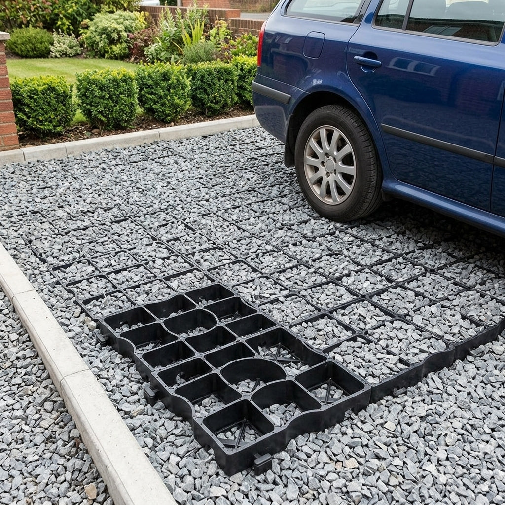 Porous Ground Reinforcement Grids - Recycled Plastic, Multiple Depths