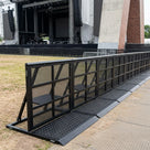 Front of Stage Aluminium Crowd Barrier - 1m Section
