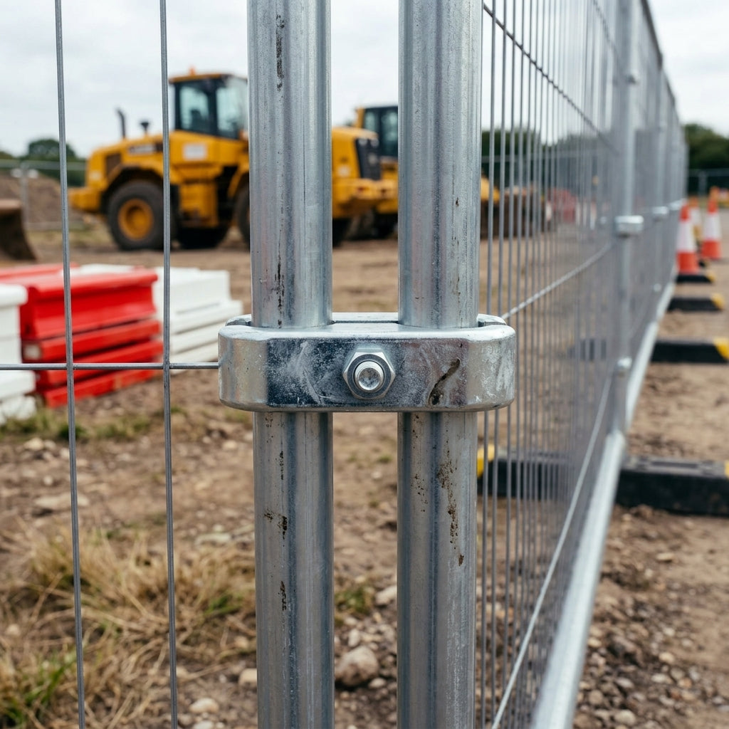 Galvanised Steel Fence Coupler for Barrier Mesh Connections
