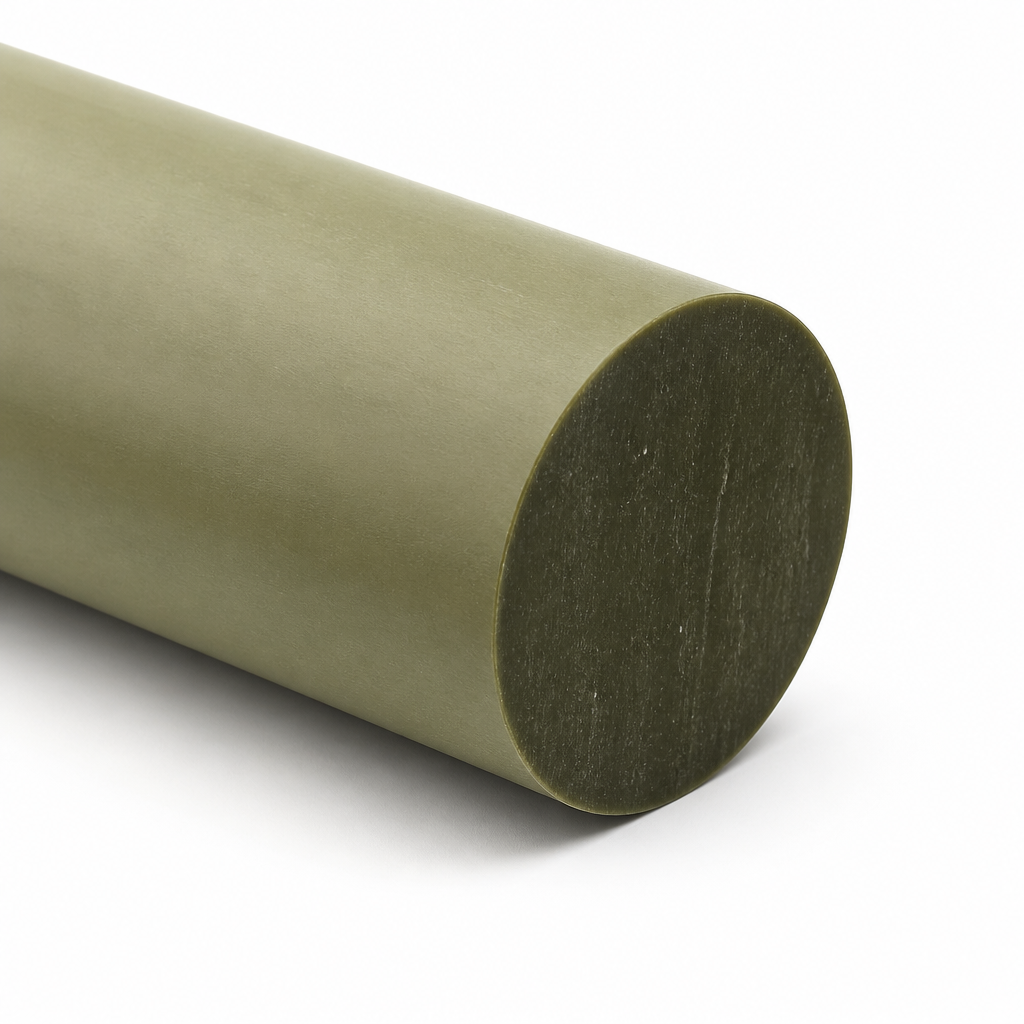 Oil Filled Nylon Khaki-Green Rod 200mm to 250mm dia for Gears & bearings - Nylon in use