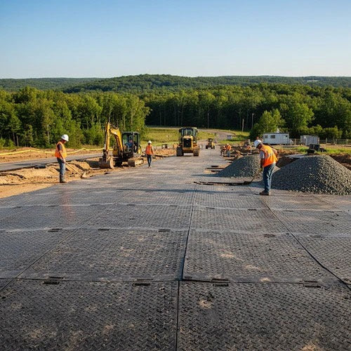 Single Sided Access Mat – Recycled HDPE, Non-Slip, 1000x3000mm