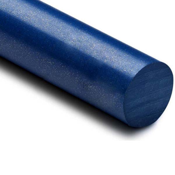 Acetal Blue Plastic Rod - Food Safe, High Strength, Low Moisture Absorption, UV Resistant, Perfect for Seals, Gears, Bearings, 20mm to 100mm Dia - UK Engineering Plastics