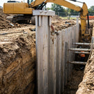 Trench Sheet for Excavation Support and Shoring
