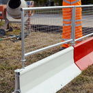 1.5m Galvanised Steel Pedestrian Rail for Barrier Systems