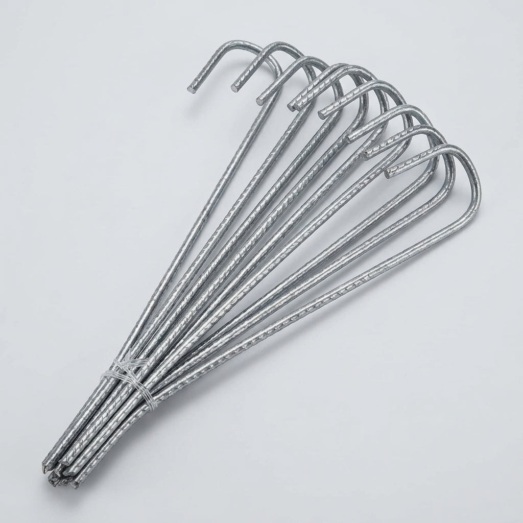 Galvanised Steel J Pins for Ground Reinforcement - Pack of 10 (view 2)